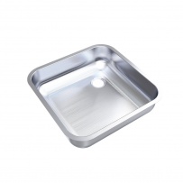 400 x 400 x 110mm Weld-in/Undermount Bowl