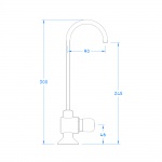 Bottle Filling Tap - Stainless