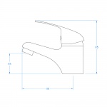 Monobloc Basin Mixer Tap