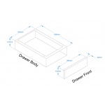 Stainless Steel Drawer - 100mm