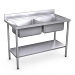 1200 x 600mm Sink (Double Bowl)