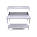1200 x 600mm Stainless Steel Wall Table & Gantry