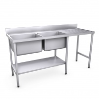 1800 x 600mm Sink - with void