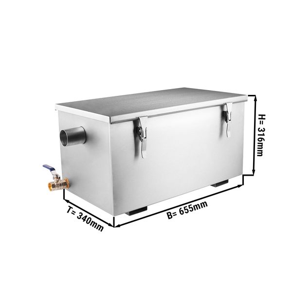 Grease Trap 20 Ltr Buy Online Ireland CommercialSinks.ie