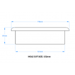 Stainless Steel Scrap Chute - Short Stainless Steel Scrap Chute - Short