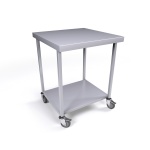 700 x 700mm Mobile Stainless Steel Table