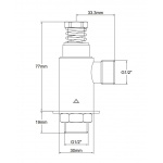 Replacement Brass Push Valve - GR138