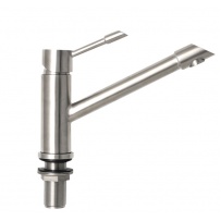 Stainless Steel Monobloc Swivel Tap