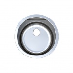 Cylindrical Inset Stainless Steel Hand Basin (⌀260mm)