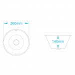 Spun Bowl - 260mm