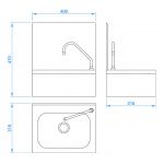 Leg Operated Hand Basin #4