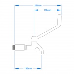 Long Lever Wall Taps