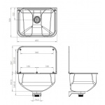 Wall Mop Sink (435mm)