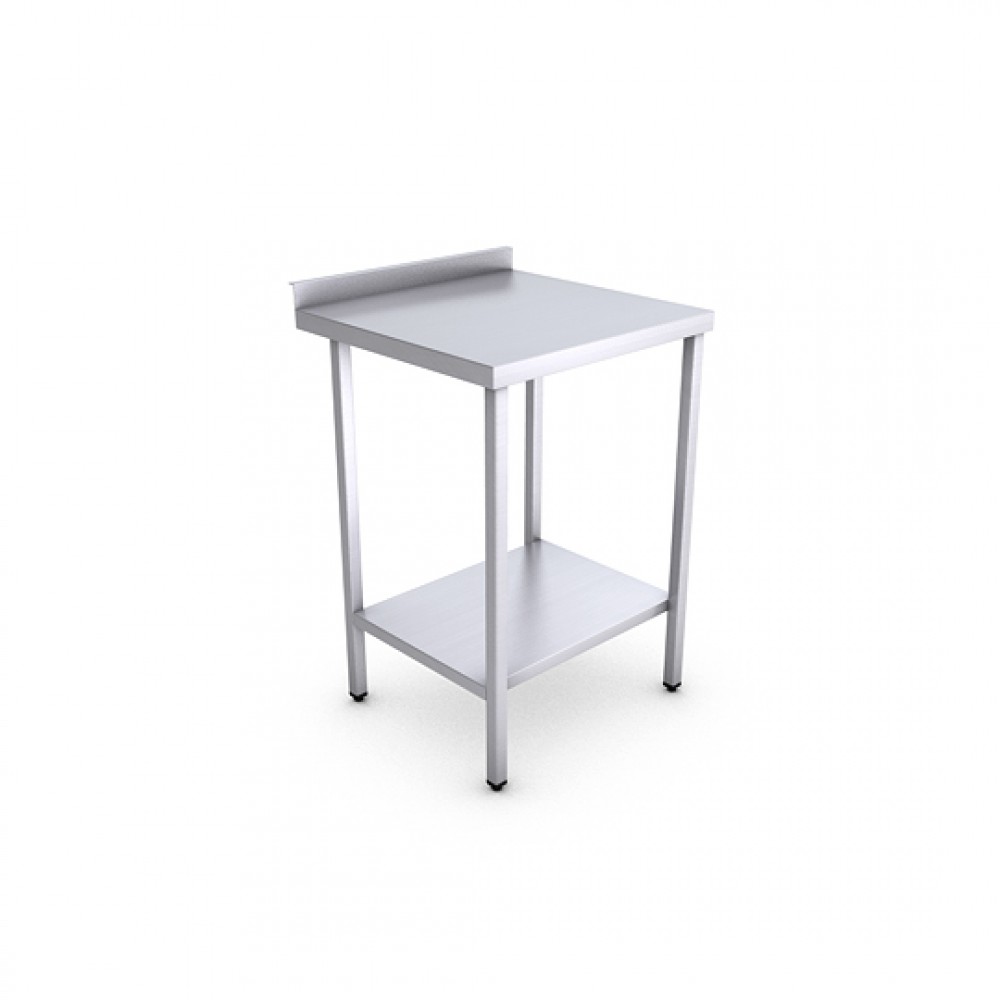 Vogue Stainless Steel Prep Table With Upstand 1200mm - Nella Online - View #12