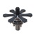 Glass Rinser Fountain With Rotating Spray