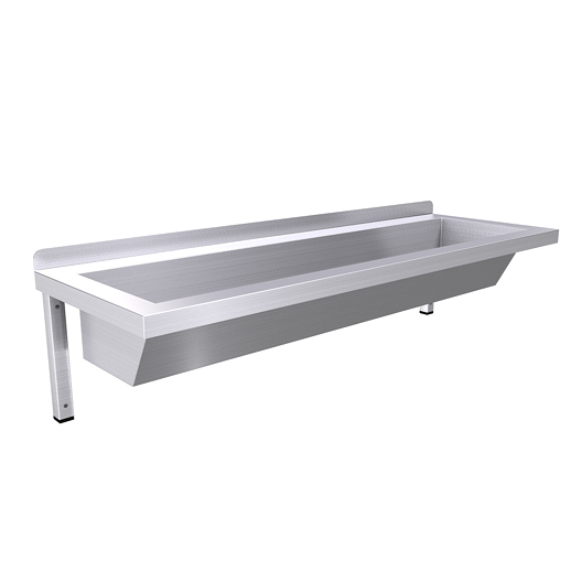 Stainless Steel Wash Trough 1200mm FisherStainless.ie